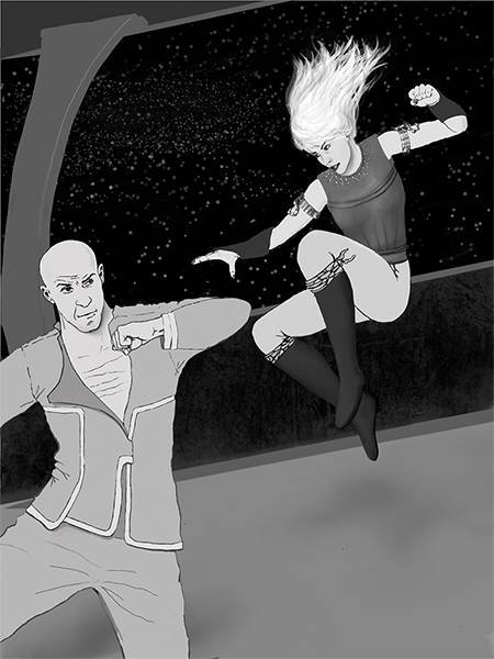 Sci-Fi Novella Illustration
